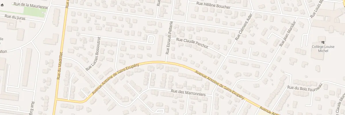 Plan du 2 Rue R Esnault de Pelterie à Saint-Étienne-du-Rouvray