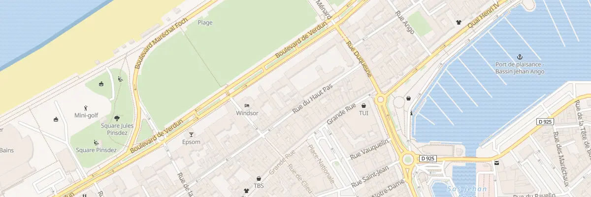 Plan du 18 Rue du Haut Pas à Dieppe