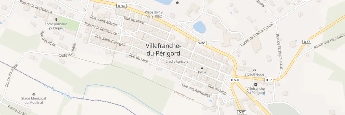 Plan du 39 Rue Notre Dame à Villefranche-du-Périgord