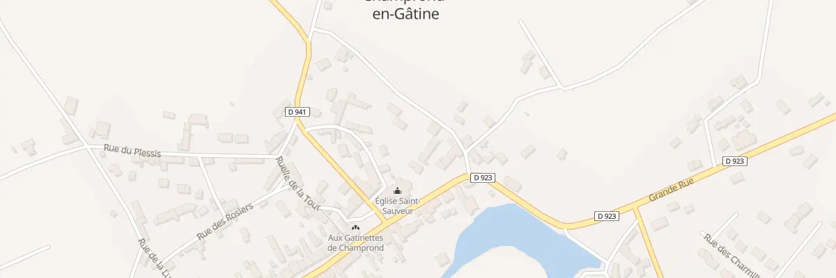 Plan du 14 Rue de la Guéze à Champrond-en-Gâtine