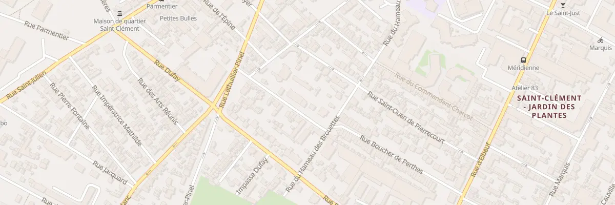 Plan du 56 Rue Boucher Perthes à Rouen