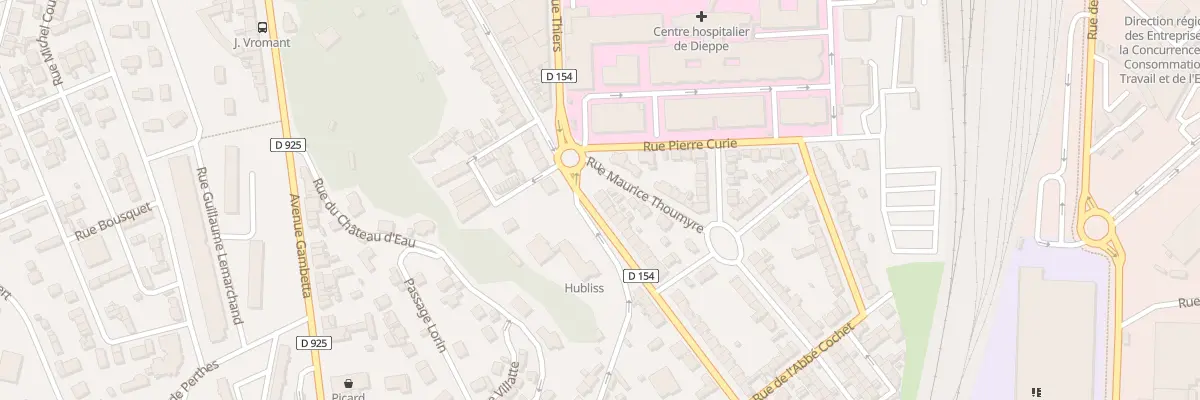 Plan du 88 Rue Gal Chanzy à Dieppe