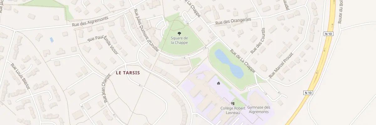 Plan du 50 Rue Dumont d’Urville à Vendôme