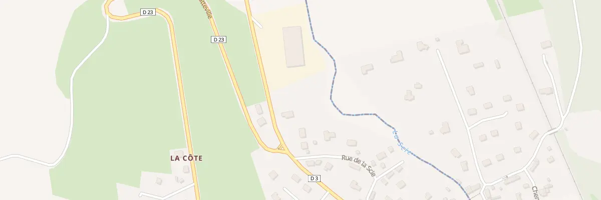 Plan du 13 Rte de Dieppe à Manéhouville