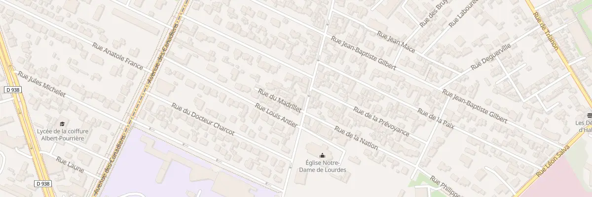 Plan du 56 Rue du Madrillet à Sotteville-lès-Rouen