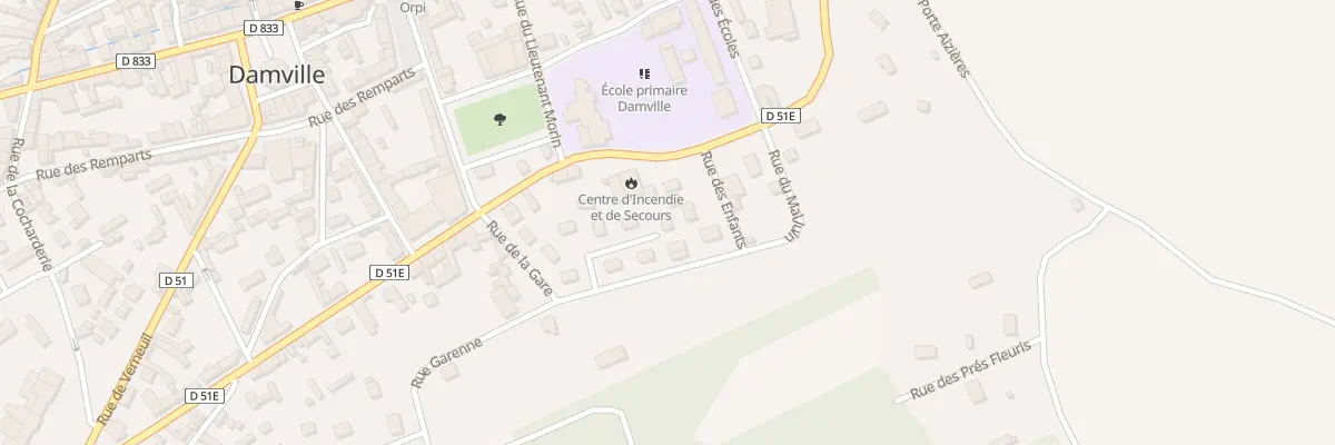 Plan du 54 Rue des Fleurs à Mesnils-sur-Iton