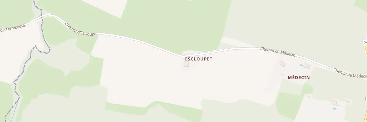 Plan du 265 Che d’Escloupet à Saint-Michel