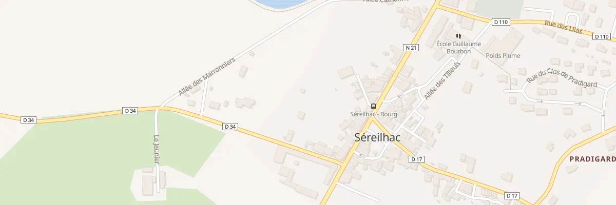Plan du 8 Rue Gay Lussac à Séreilhac