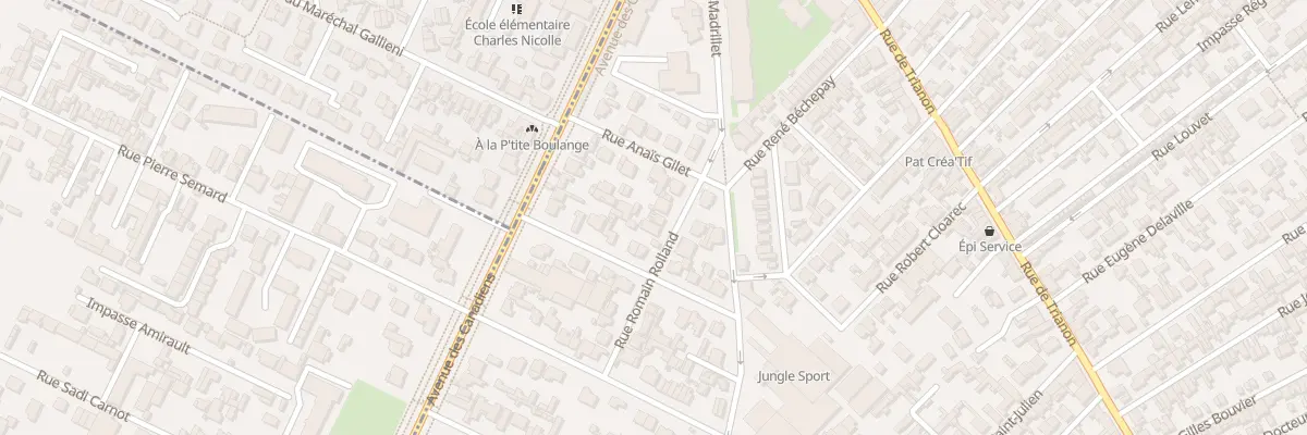 Plan du 14 Rue Romain Rolland à Sotteville-lès-Rouen