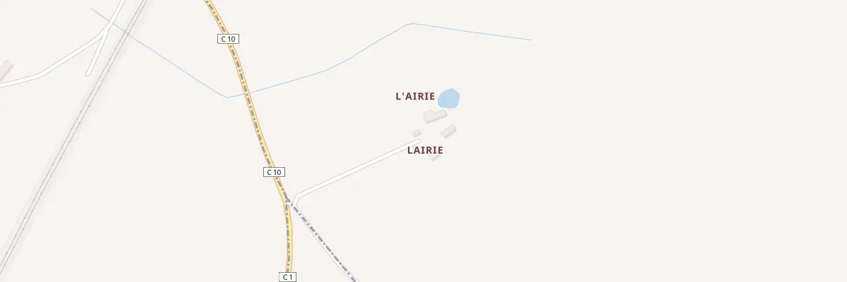 Plan du 130 Lairie au Poislay