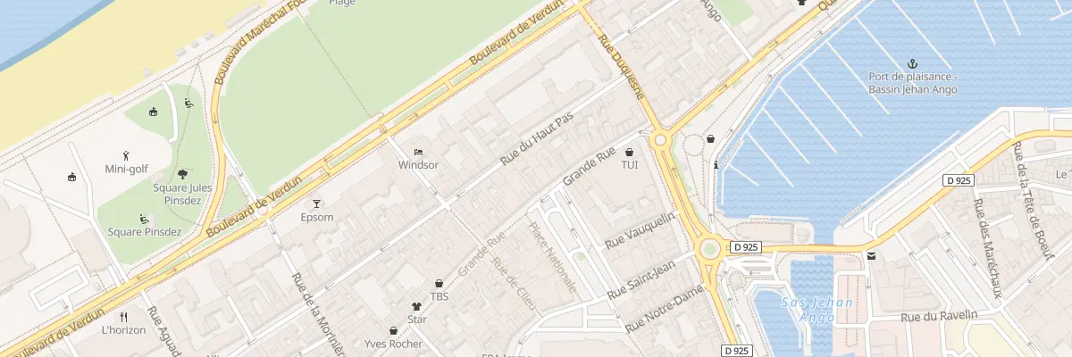 Plan du 52 Grande Rue à Dieppe