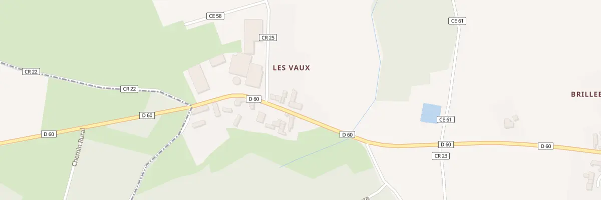 Plan du 5168 Les Vaux à Douadic