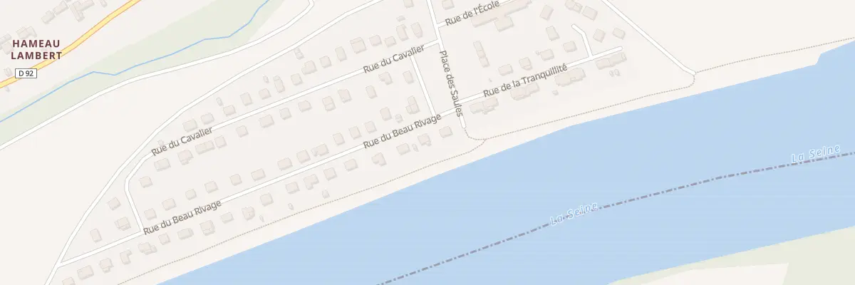 Plan du 3 Rue du Beau Rivage à Freneuse