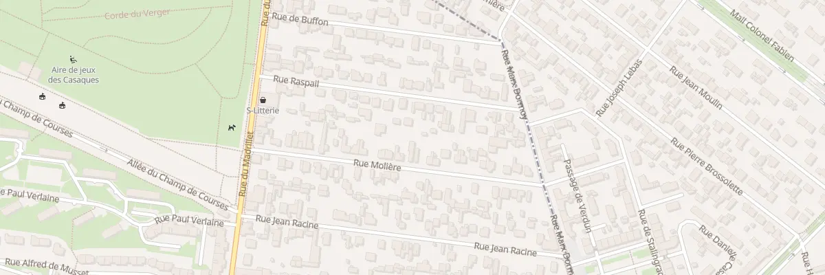 Plan du 29 Rue Moliere à Saint-Étienne-du-Rouvray