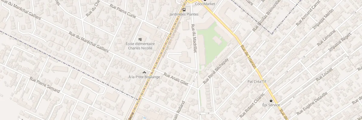 Plan du 6 Rue du Madrillet à Sotteville-lès-Rouen