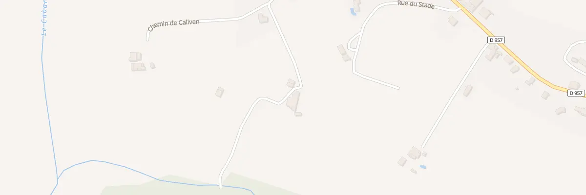Plan du 55 Che de Caliven à Montesquieu