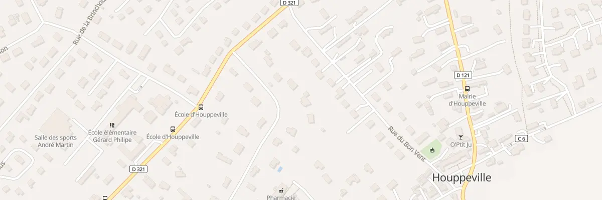 Plan du 16 Rue de la Ferme à Houppeville