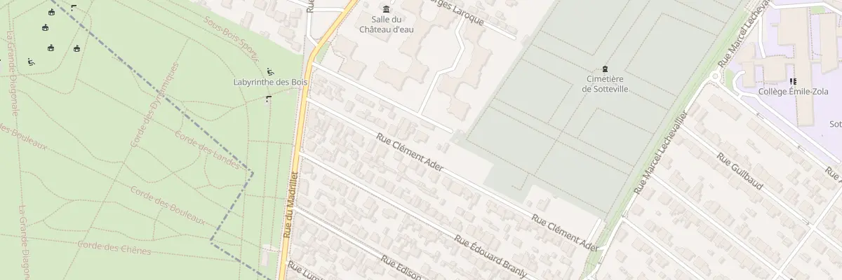 Plan du 17B Rue Clement Ader à Sotteville-lès-Rouen