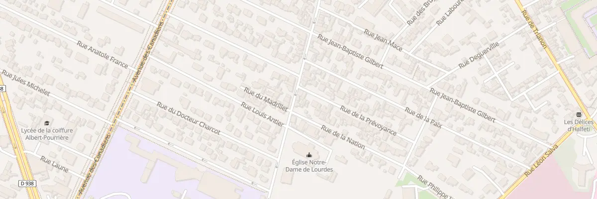 Plan du 45 Rue du Madrillet à Sotteville-lès-Rouen