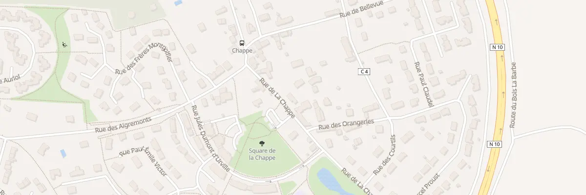 Plan du 303 Rue de la Chappe à Vendôme