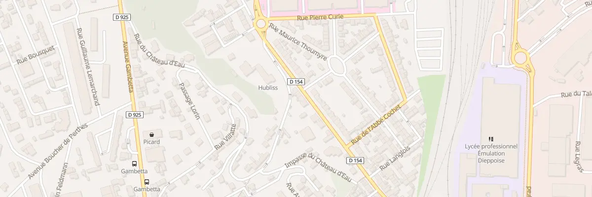 Plan du 101 Rue Gal Chanzy à Dieppe