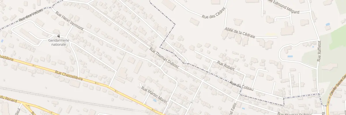 Plan du 74 Rue Thomas Dubosc à Rouen