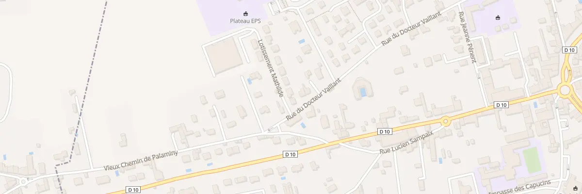 Plan du 54B Rue du Docteur Vaillant à Cazères