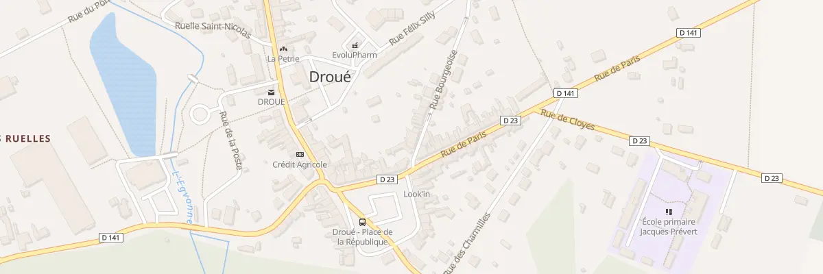 Plan du 7 Rue Bourgeoise à Droué