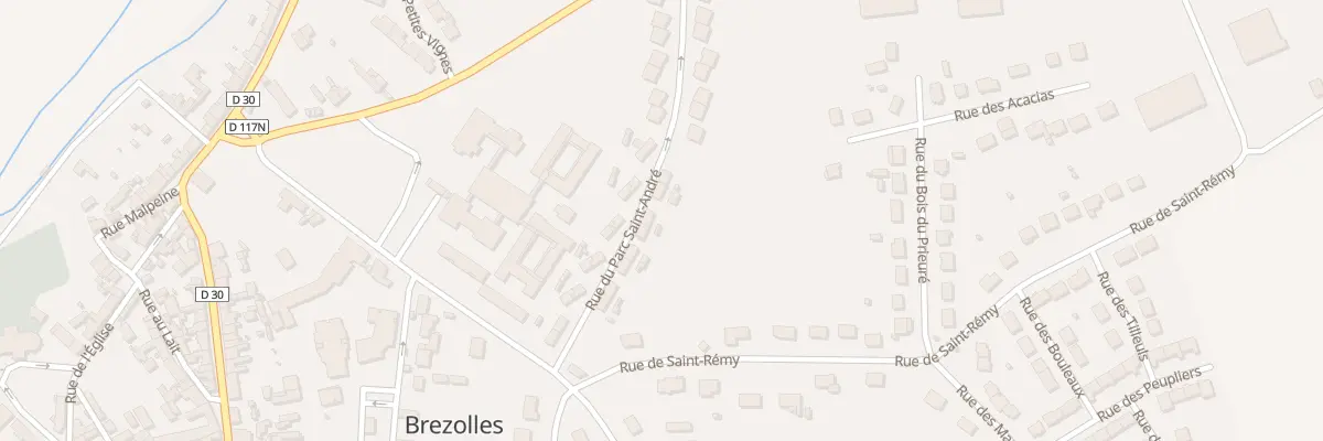 Plan du 12 Rue du Parc St Andre à Brezolles
