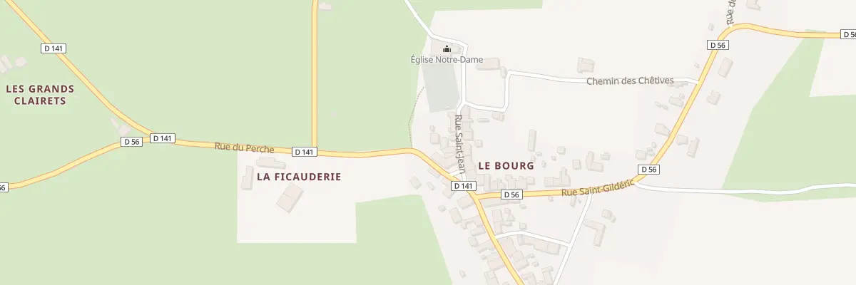 Plan du 1 Rue du Perche à Chauvigny-du-Perche