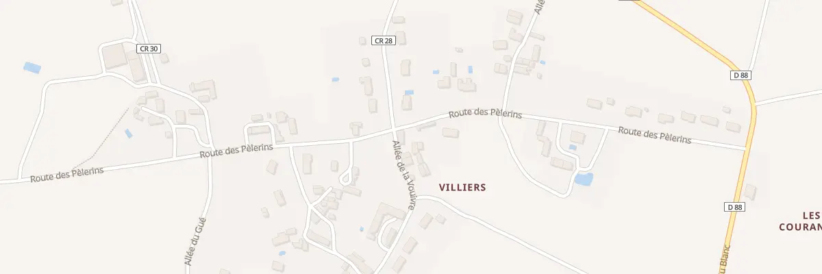 Plan du 1 All de la Vouivre à Mauvières