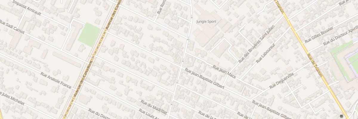 Plan du 33 Rue Jean-Bapt Gilbert à Sotteville-lès-Rouen