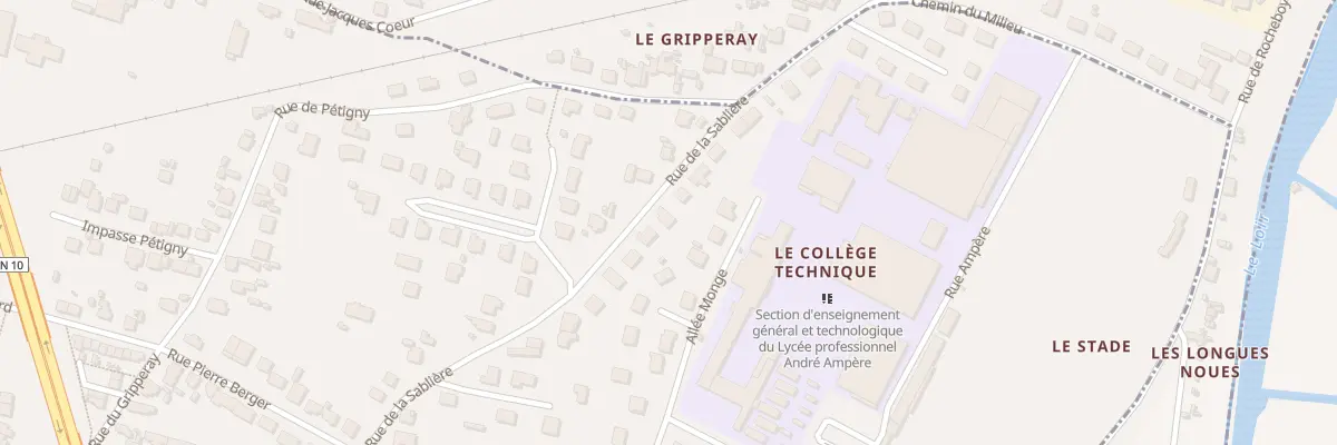 Plan du 27 Rue de la Sablière à Vendôme