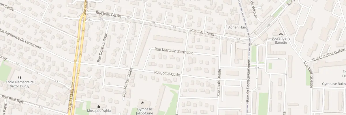Plan du 8 Rue M Berthelot à Saint-Étienne-du-Rouvray