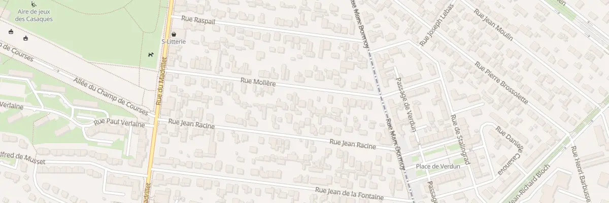 Plan du 34B Rue Moliere à Saint-Étienne-du-Rouvray