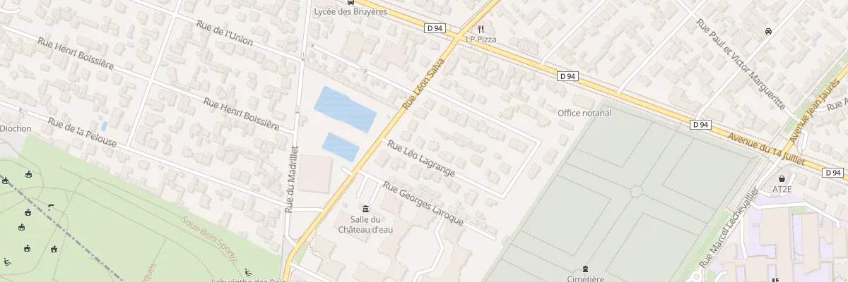 Plan du 34 Rue Leo Lagrange à Sotteville-lès-Rouen