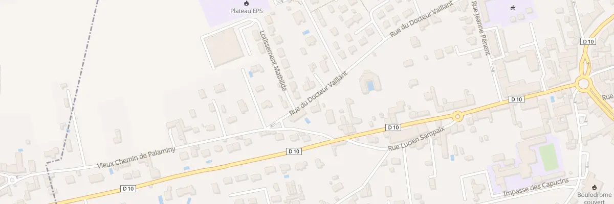 Plan du 61 Rue du Docteur Vaillant à Cazères