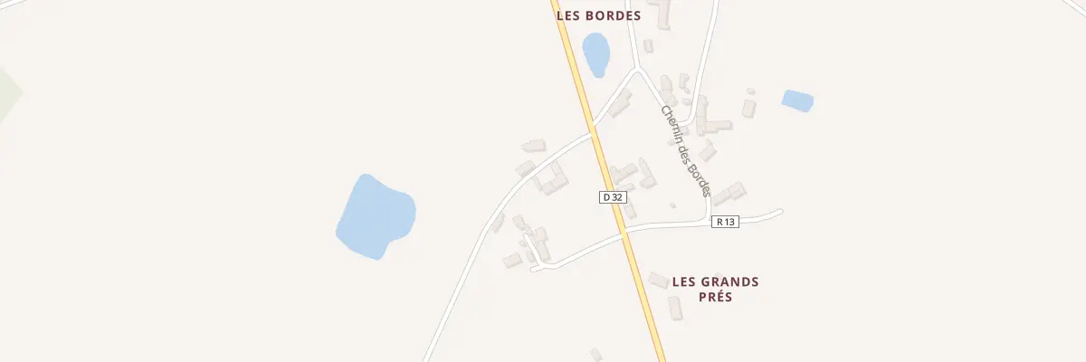 Plan du 9 Les Bordes à Lingé