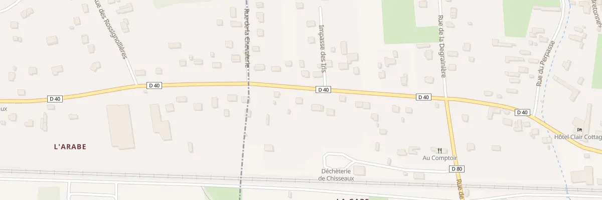Plan du 60 Rue de l’Europe à Chisseaux