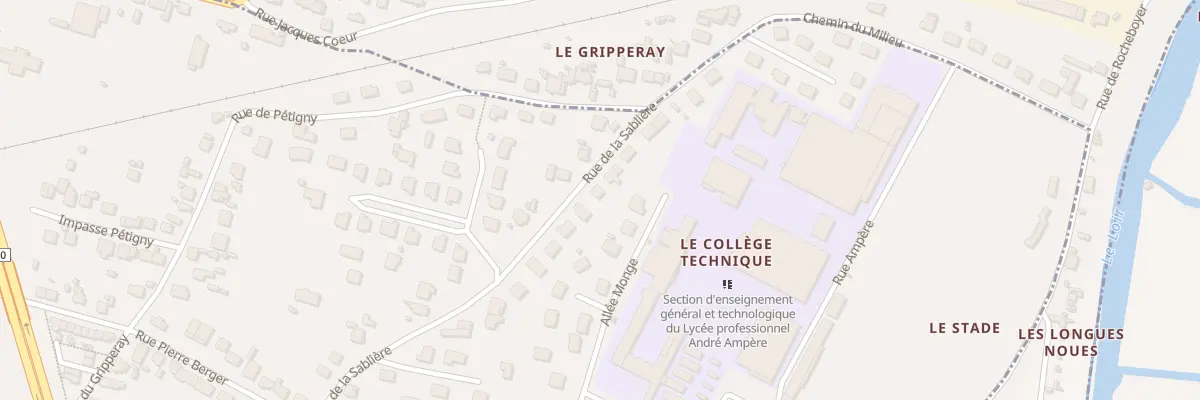 Plan du 29 Rue de la Sablière à Vendôme