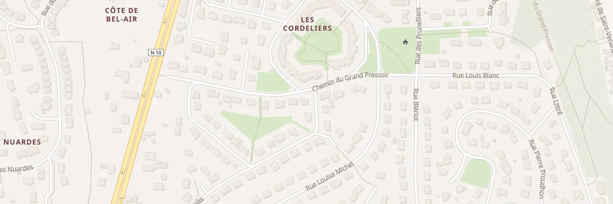 Plan du 9 Che du Grand Pressoir à Saint-Ouen