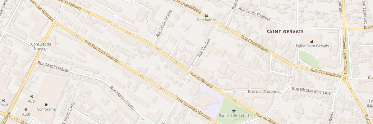 Plan du 108 Rue du Renard à Rouen
