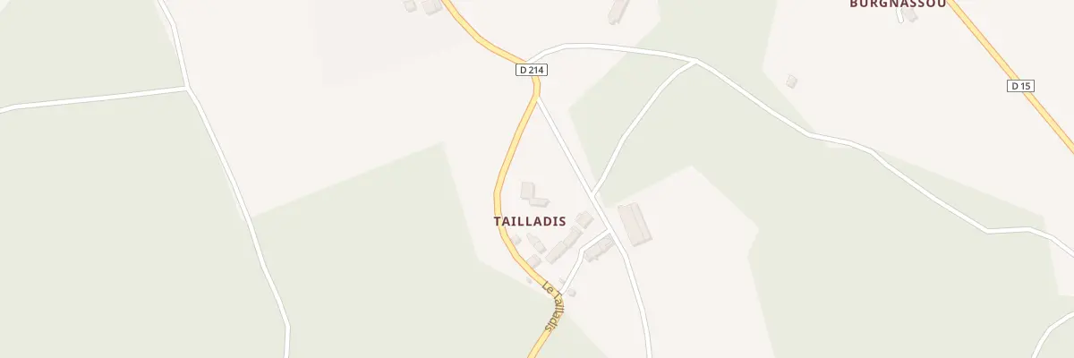 Plan du 1 Le Tailladis aux Cars