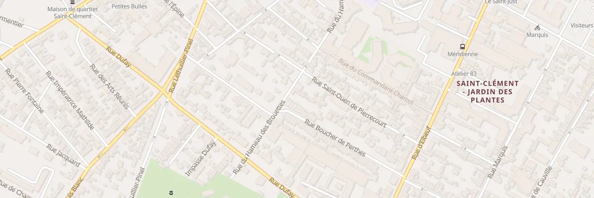 Plan du 44 Rue Boucher Perthes à Rouen