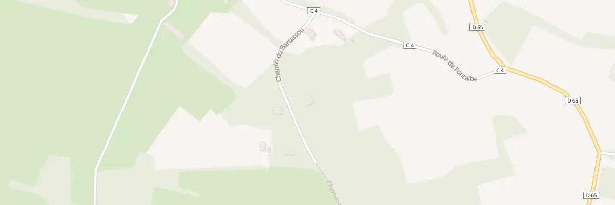 Plan du 5157 La Pousaque et Les Vignals à Sérignac