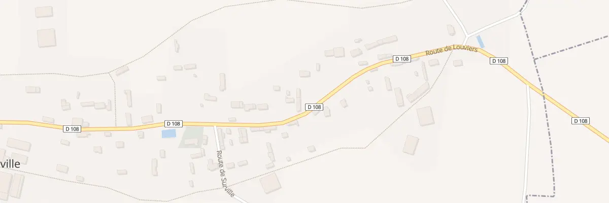 Plan du 8 Rte de Louviers à Crasville