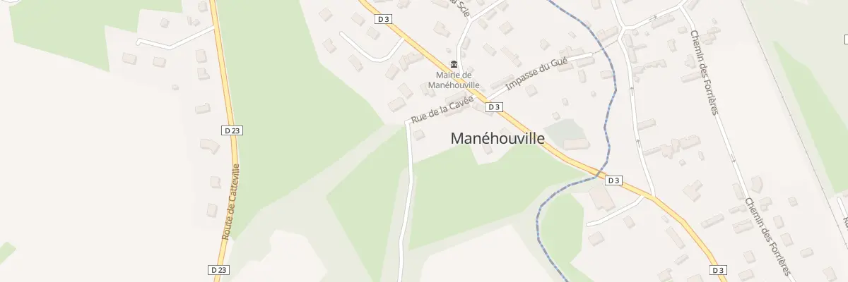 Plan du 6 Rue de la Cavee à Manéhouville