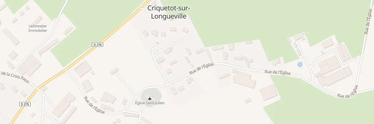 Plan du 9 Rue de l’Eglise à Criquetot-sur-Longueville