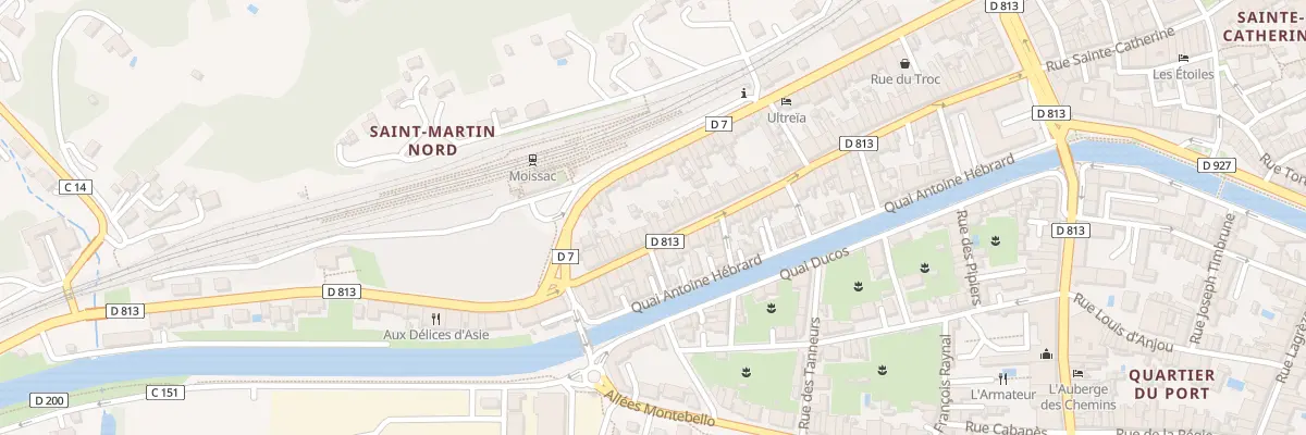 Plan du 94 Rue Gambetta à Moissac