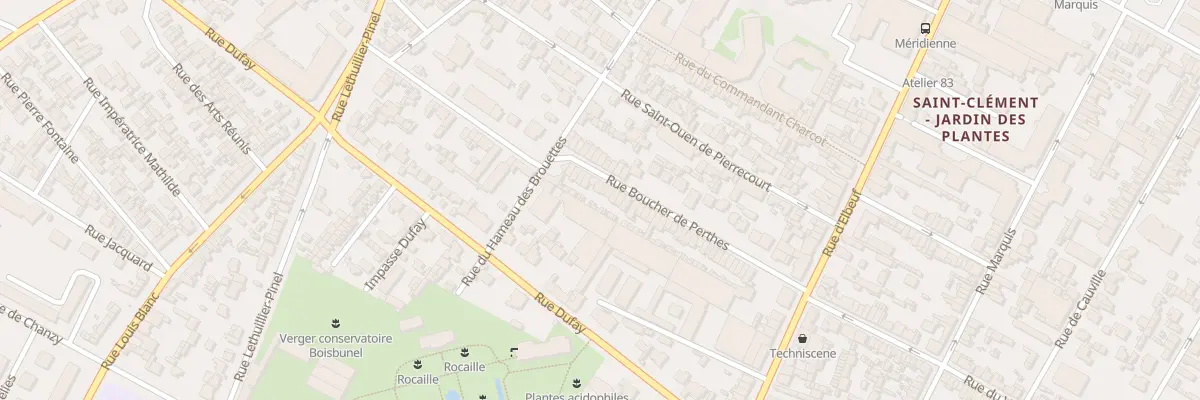 Plan du 59 Rue Boucher Perthes à Rouen